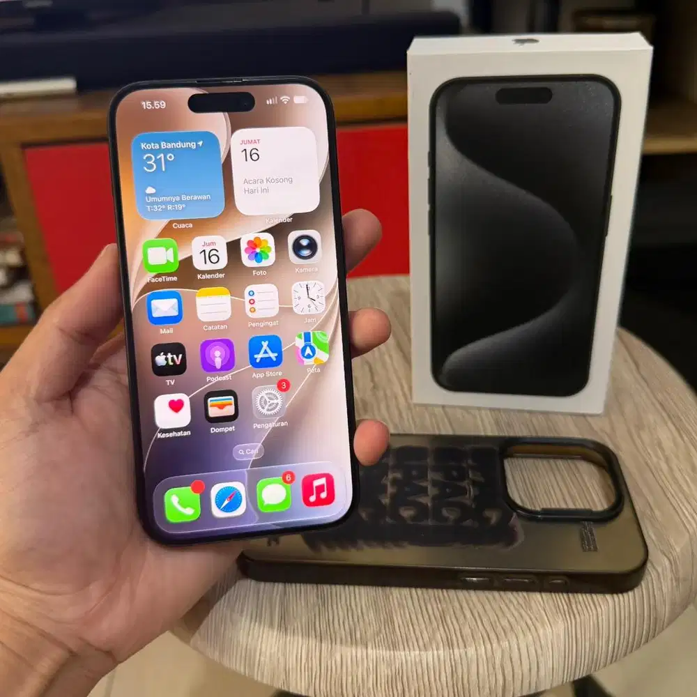 IPhone 15 Pro 128 Black Titanium Inter ZP/A