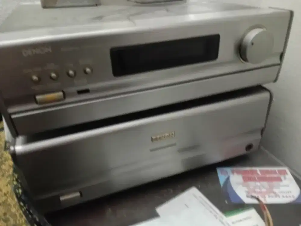 Denon power pre amp series 250 dan Bose speaker