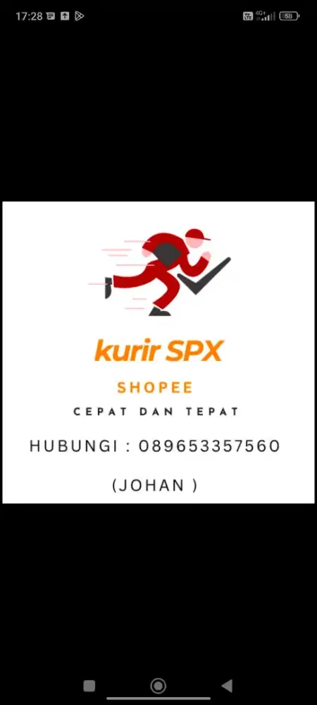 Kurir expedisi paket