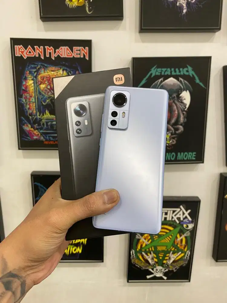 Xiaomi MI 12 5G 8/256 Fullset Mulus Like New