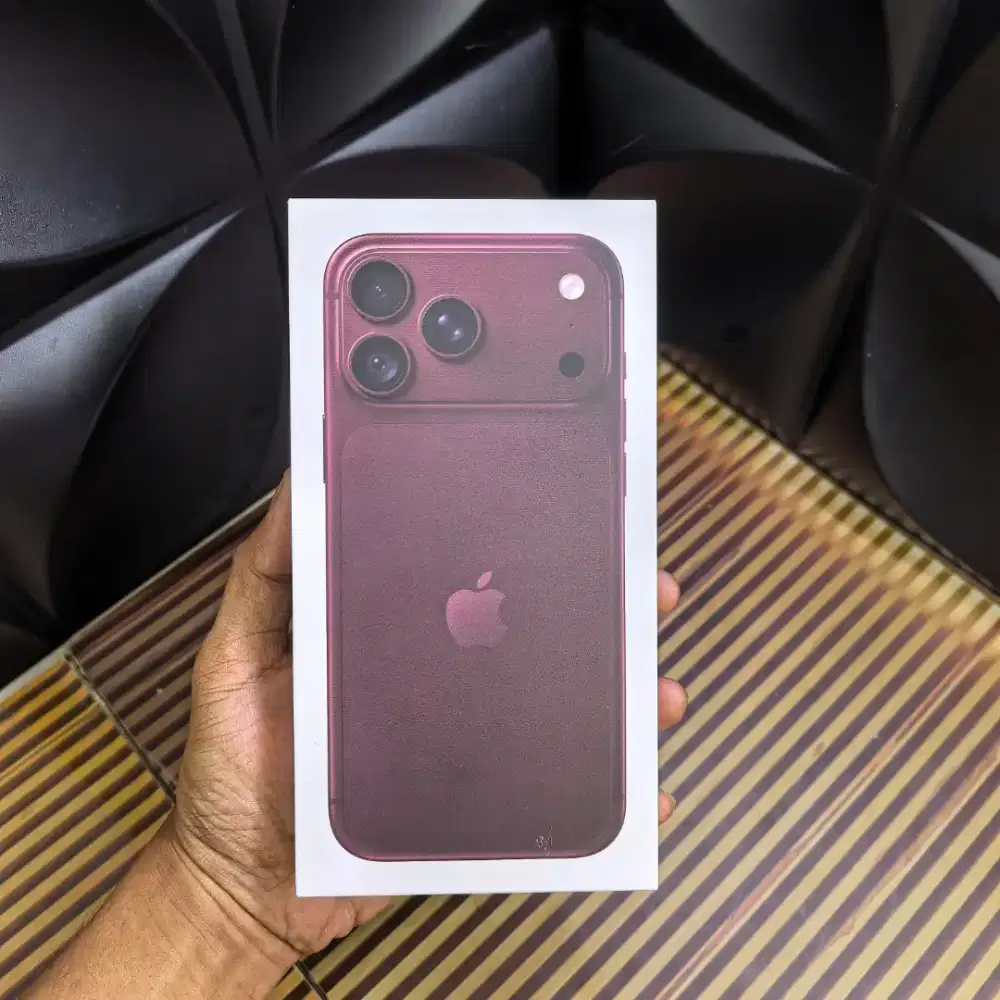 iPhone 18 Promax 256Gb ibox warna burgundy