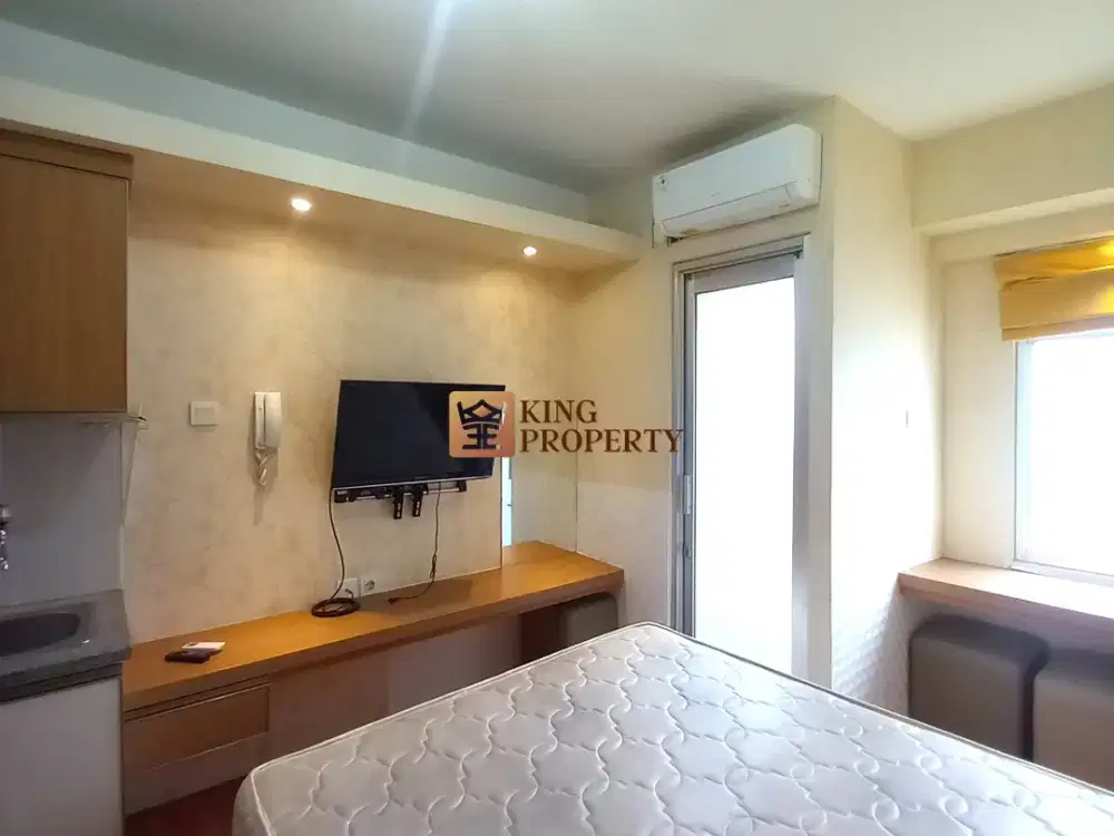 Siap Huni! Apartemen Green Bay Pluit Greenbay Studio Cozy Full Furnished Tower Depan dengan View Kota Siap Huni