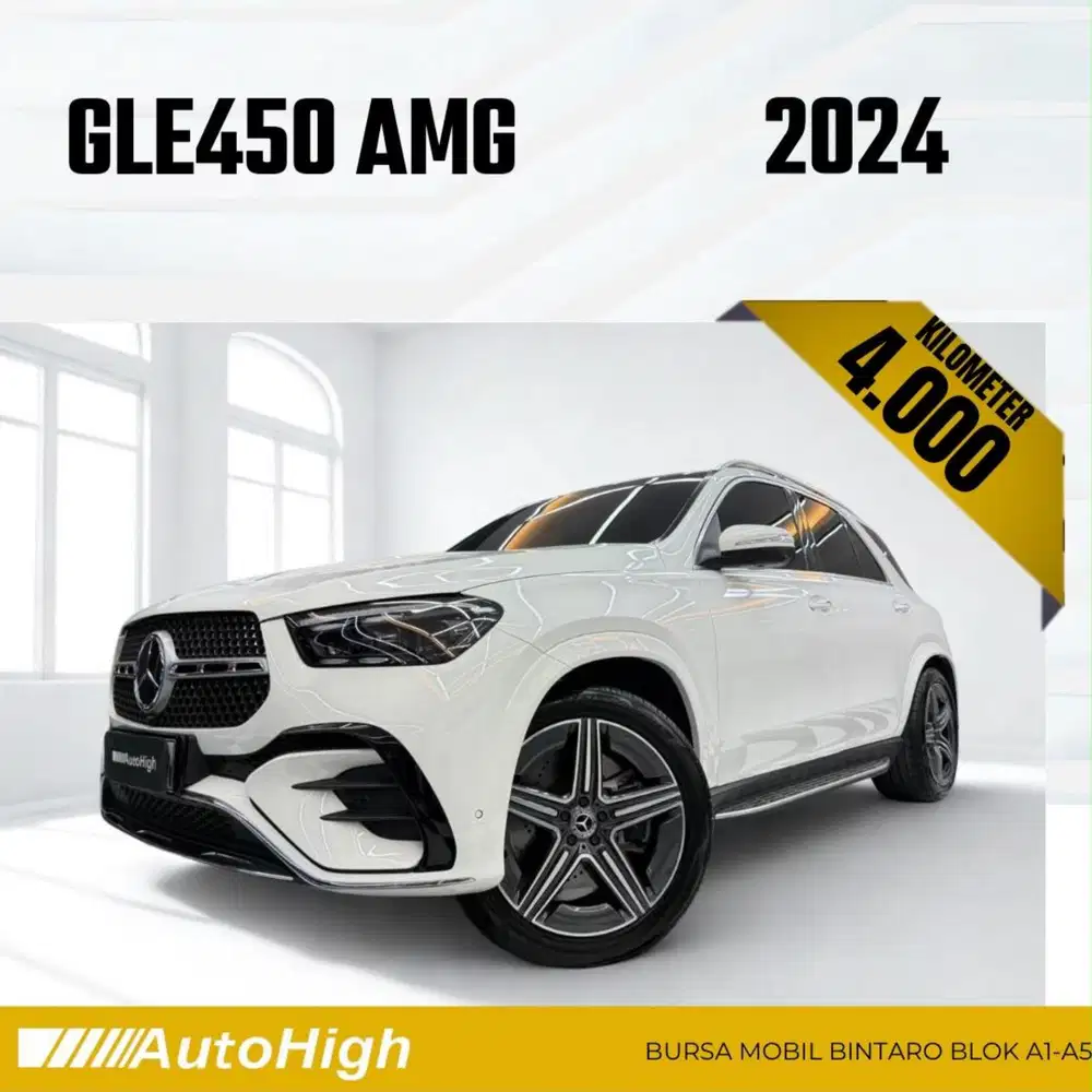 DP10% [Km4.000] GLE450 AMG 2024 White / GLE 450 Reg 2025 #AUTOHIGH