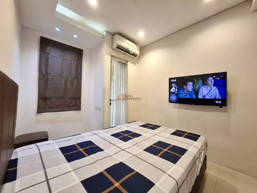 Disewakan Studio Apartemen Madison Park luas 18m2 Modern Wood Accent, Jakarta Barat.