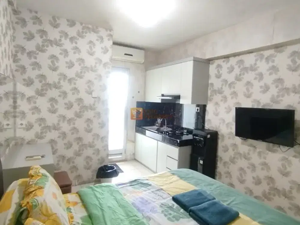 Akses Drop Off Mudah & Siap Huni Apartemen Green Bay Pluit Greenbay Studio 21M² Full Furnished Minimalis Tower Depan, View Kota