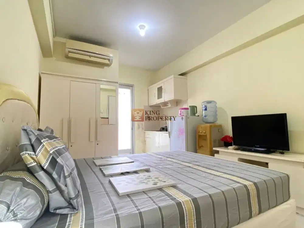 Studio Siap Huni Dekat Baywalk Mall Apartemen Green Bay Pluit Greenbay Furnished Minimalis Lantai Rendah