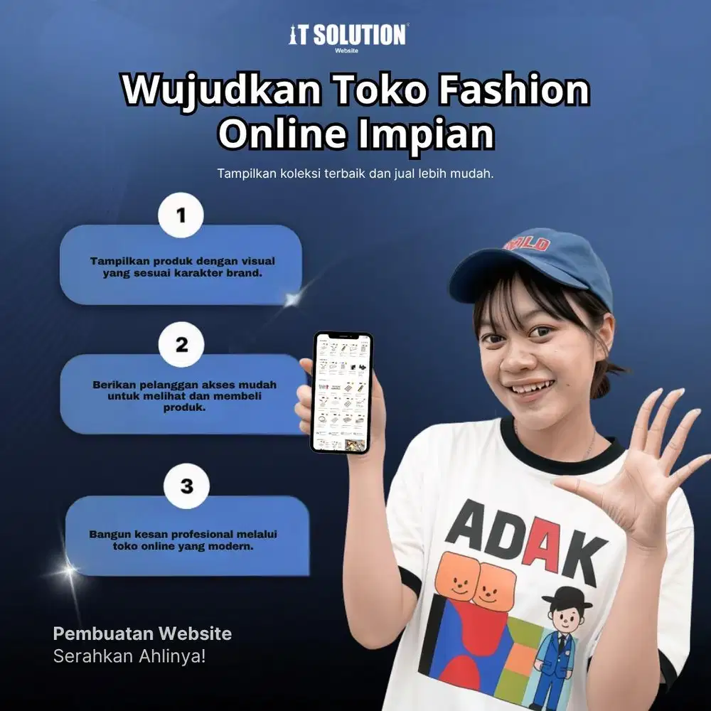 Jasa Pembuatan Website Toko Online Fashion Profesional