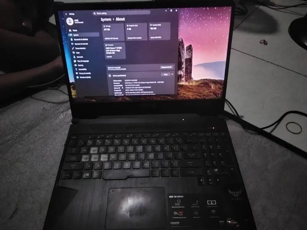 Asus tuf gaming FX505