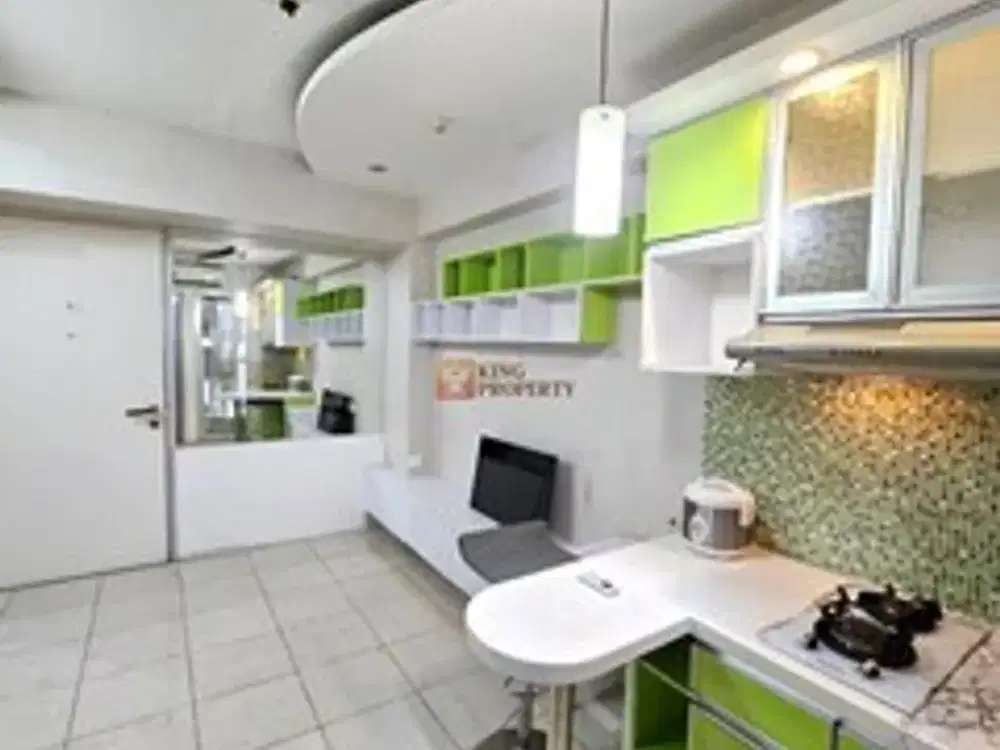 Langka! Apartemen Green Bay Pluit Greenbay 1Br 35M² Hook Full Furnished Renov Modern, Tower Favorit Siap Huni