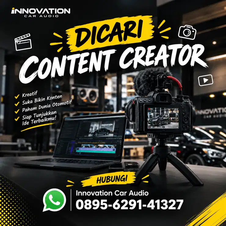 dicari Content Creator Video