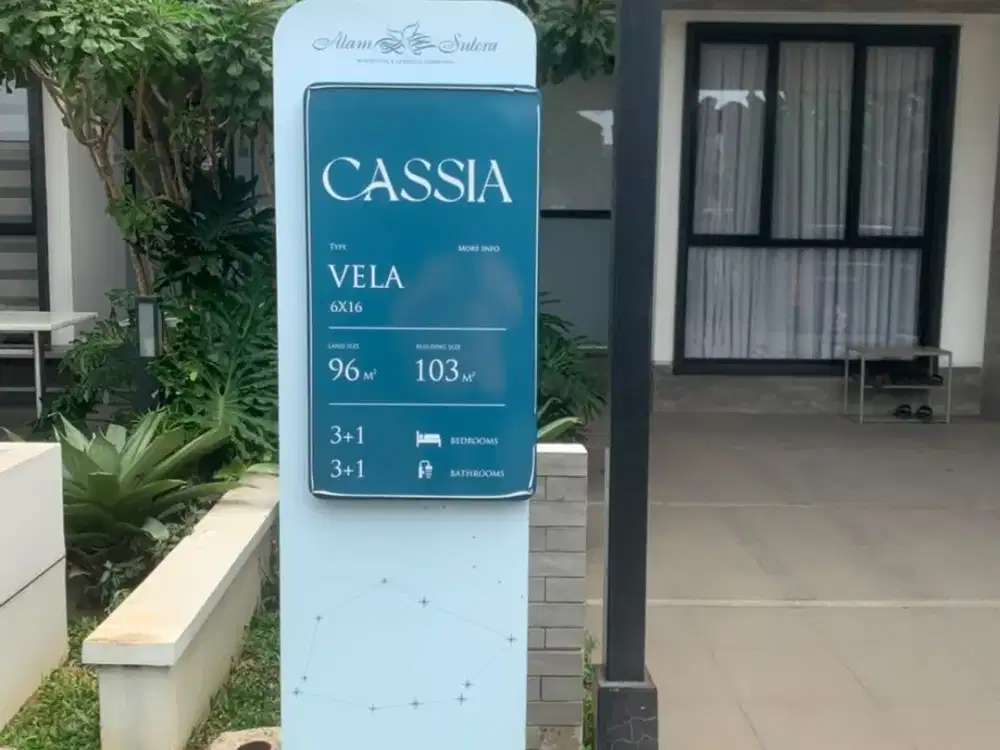 Dijual Rumah Cassia di Tangerang