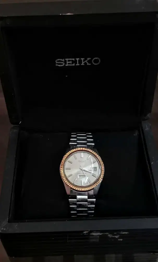 Vintage 1966 Seikomatic Weekdater Full Original + Box