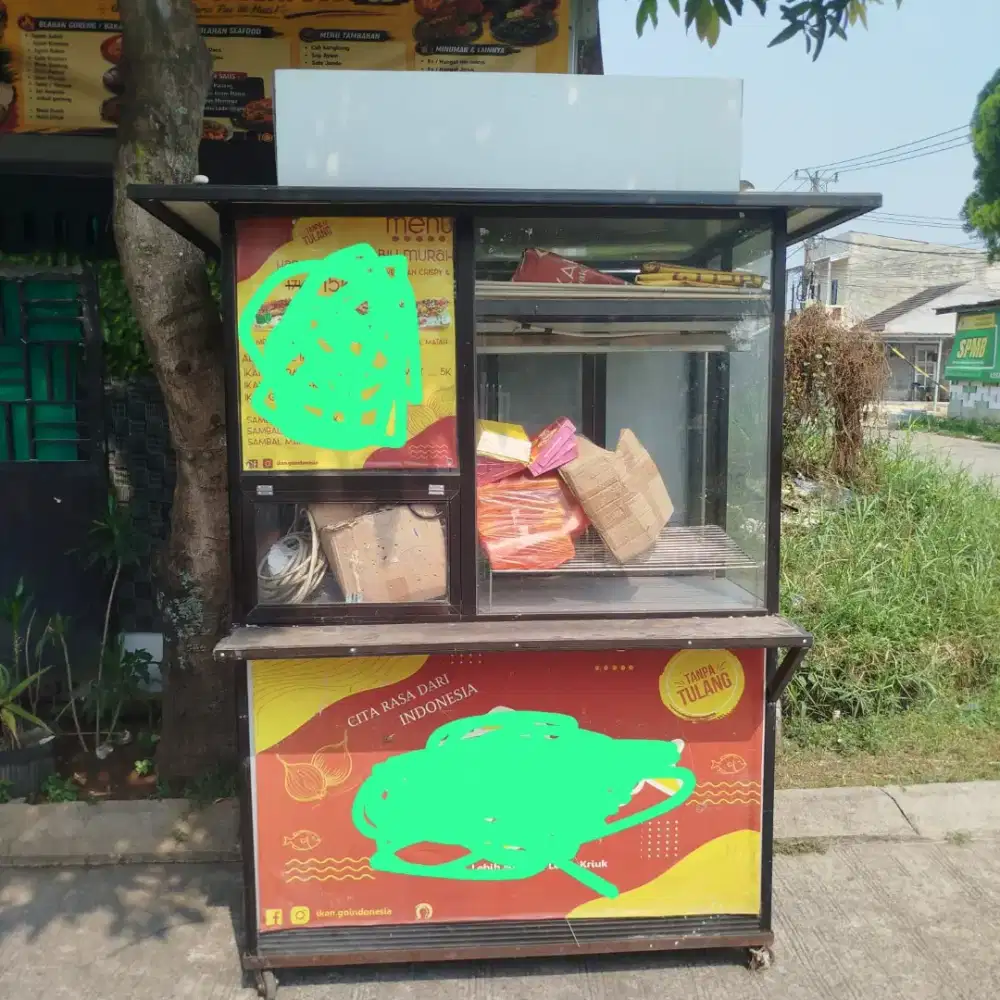 DIJUAL GEROBAK BEKAS FRIED CHICKEN
