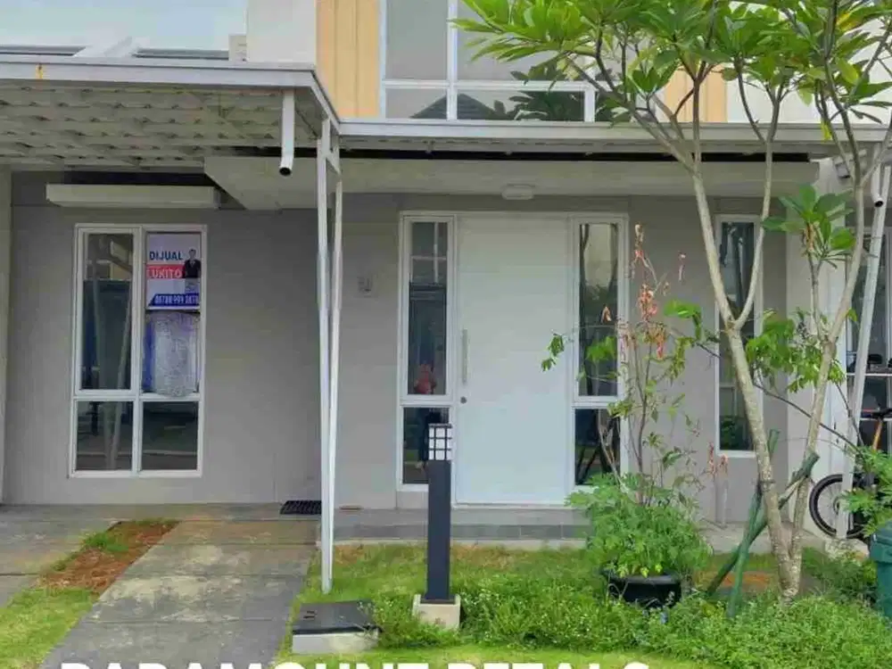 Dijual Cepat Rumah Siap Huni Paramount Petals Termurah Harga Terbaik Ada Mezzanine