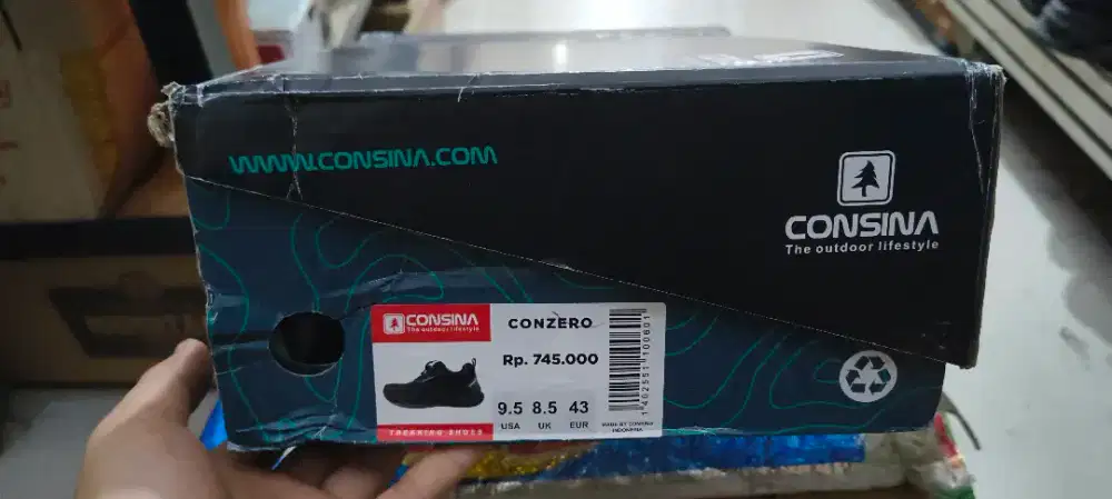Sepatu Lari Trail Consina Conzero UK.43