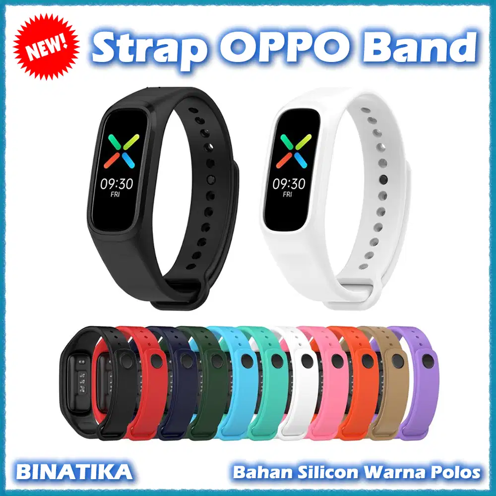 Strap OPPO Band Silicon Tali Pengganti Oppo Band Bahan Silikon Polos