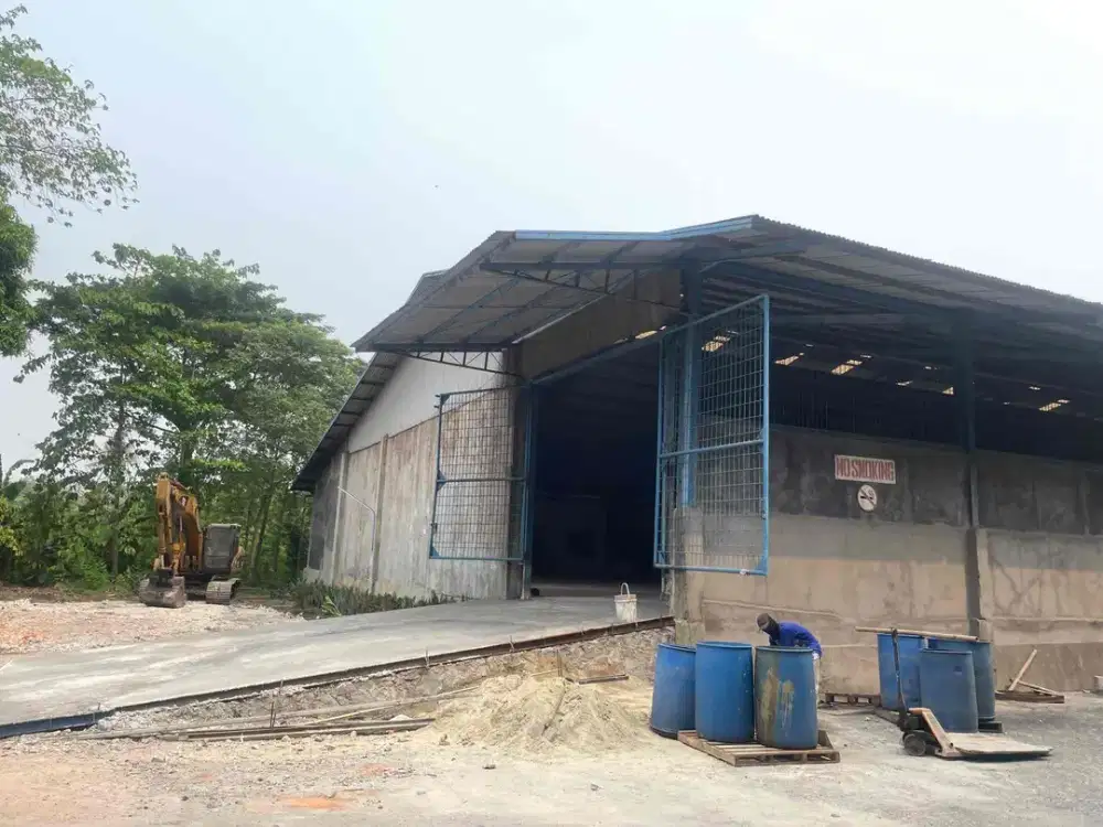 Disewakan gudang di cikande pinggir jalan raya citeras rangkas bitung