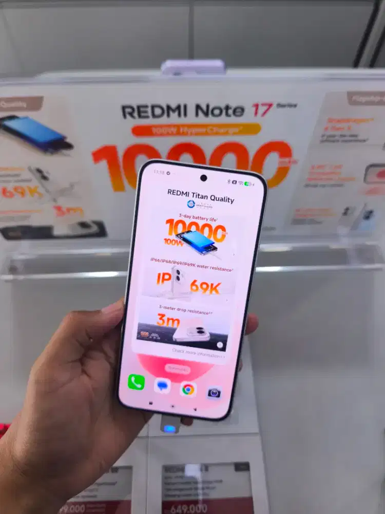 Redmi Note 17 Pro Max 5G (New Segel Garansi Resmi 24 Bulan)