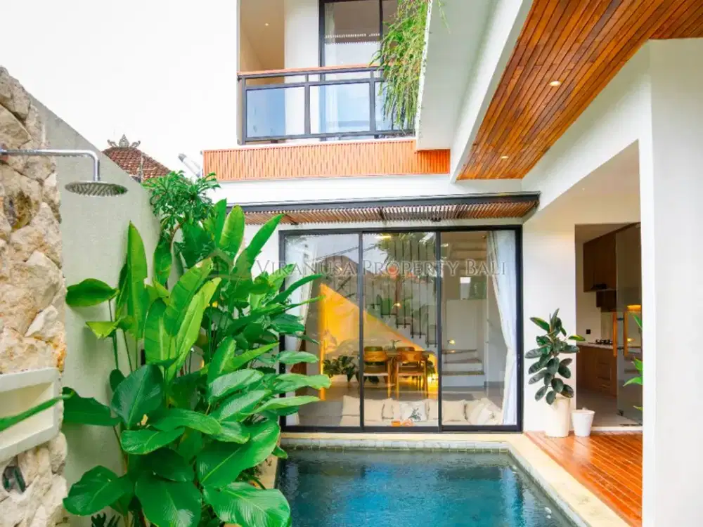 Villa Dijual 2 Kamar Tidur di Cepaka, 5 Menit ke Pererenan