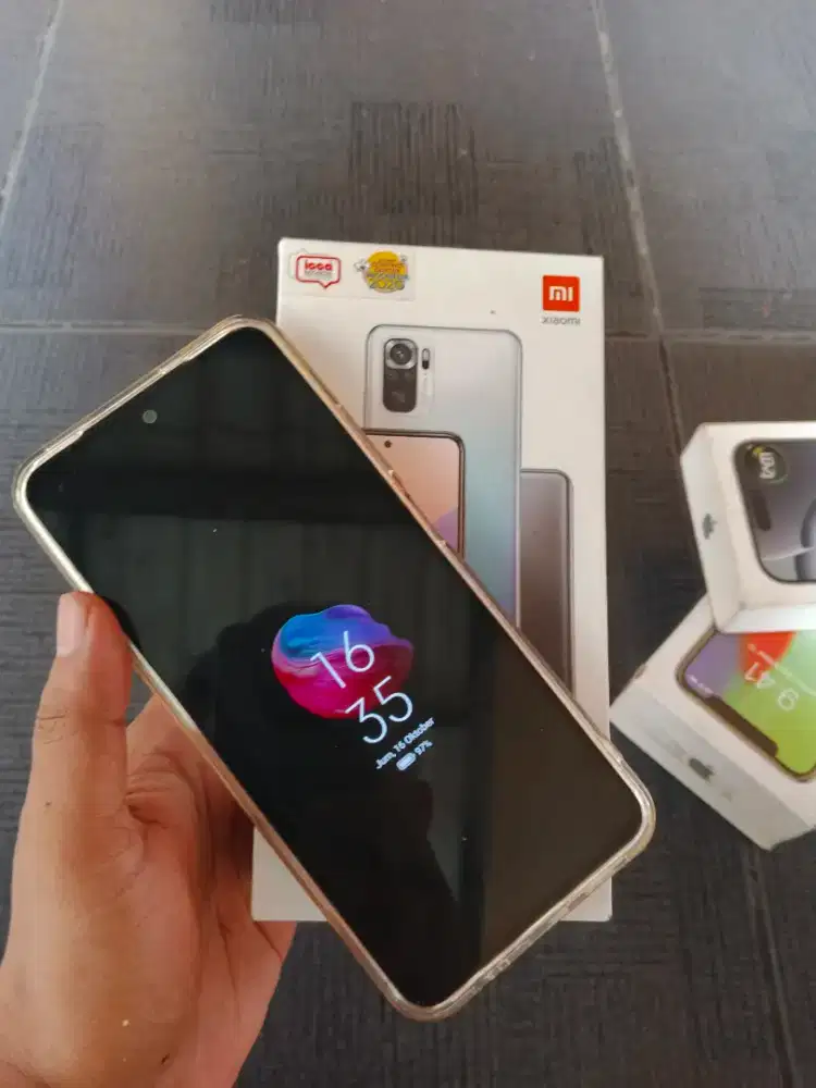Redmi note 10s lengkap fullset