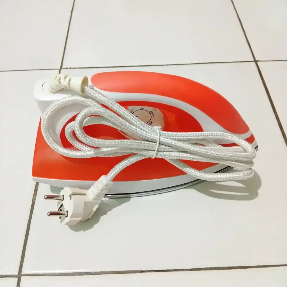 Setrika Orange Putih - Mati Total - Bahan Kanibalan