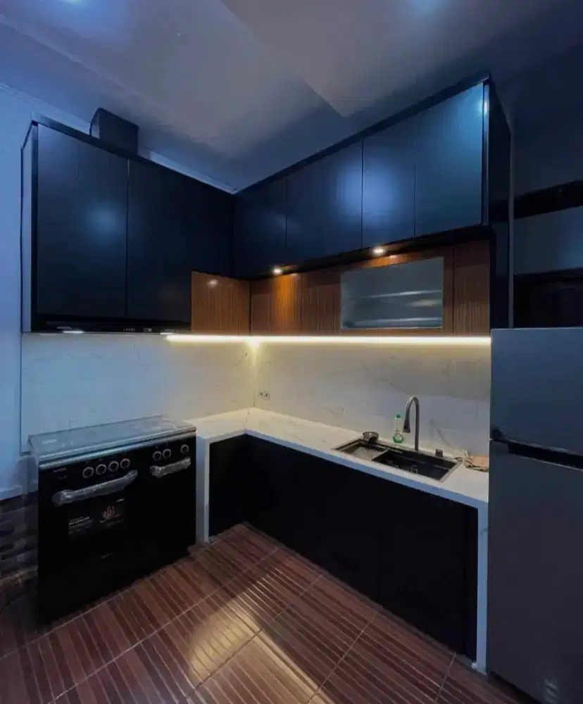 Tempah kitchen set lemari dapur