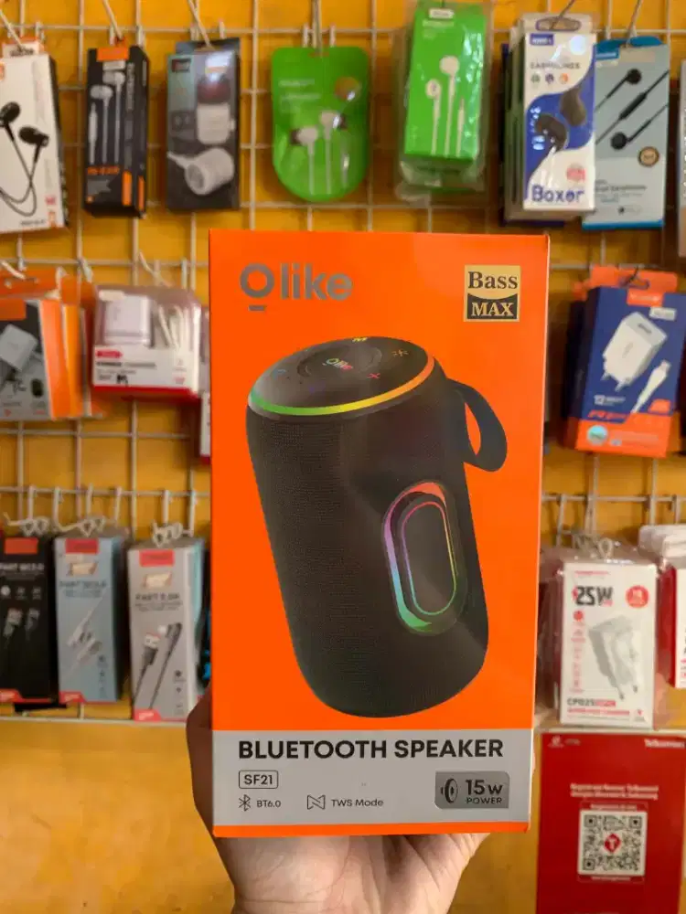 Speaker bluetooth olike Sf21 15w baterai awet 2000 mah lampu rgb Baru