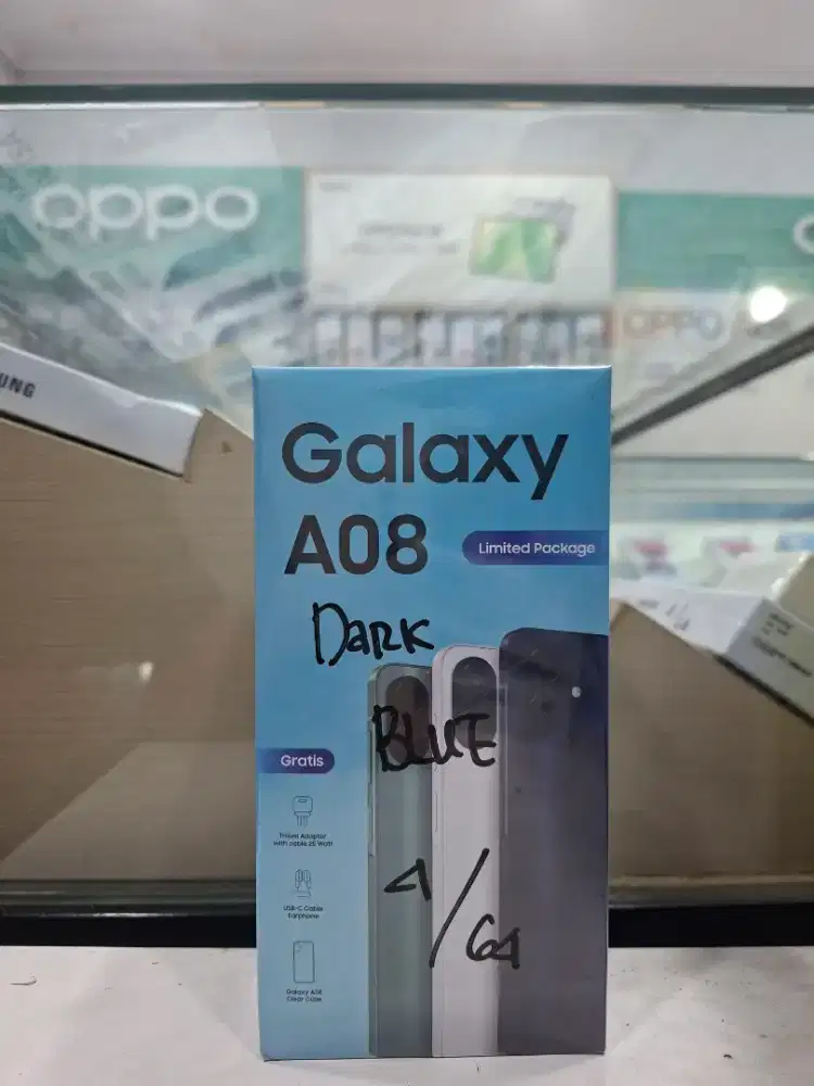 SAMSUNG A08 4/64 NEW MURAH GARANSI RESMI