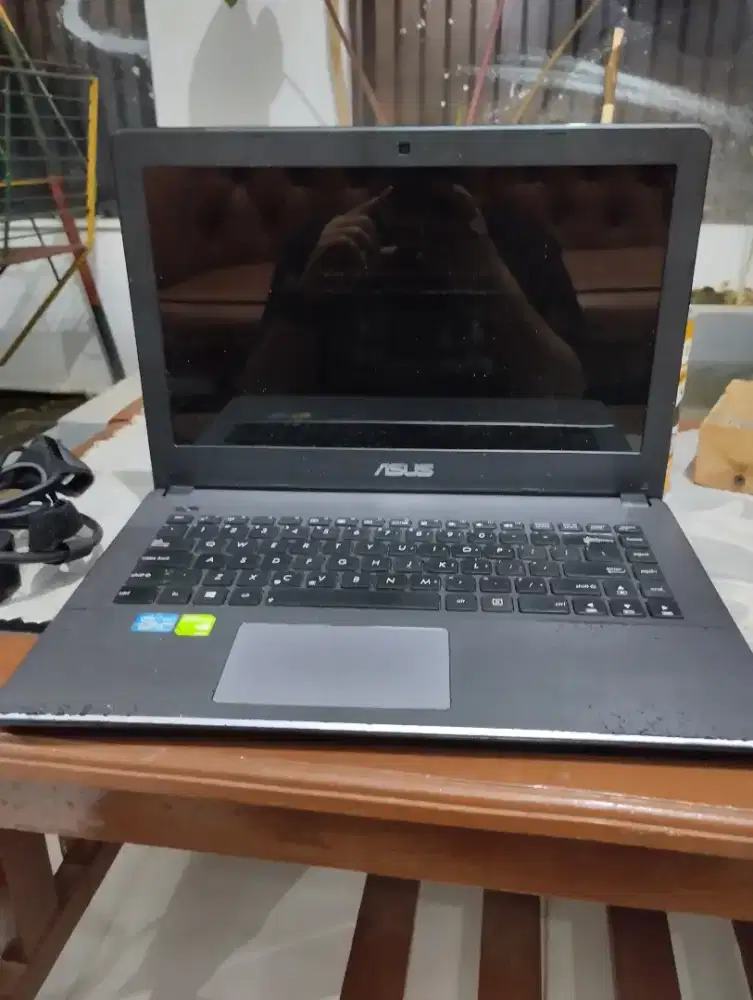 Laptop ASUS X450C lengkap Atas dan adaptor