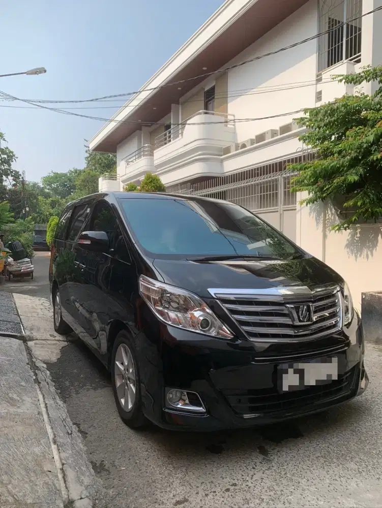 Toyota Alphard 2.4 G 2012/2013 - KM 51Rb Asli! Siap Pakai