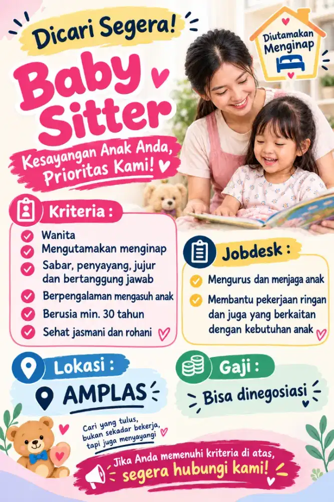 Lowongan Kerja Baby Sitter