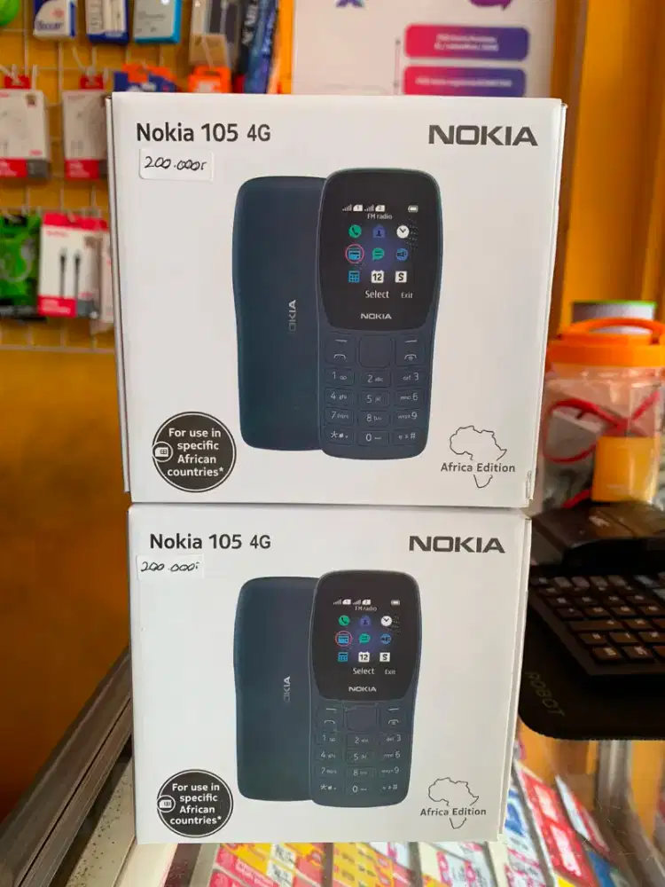 Nokia 105 Baru belum buka kotak