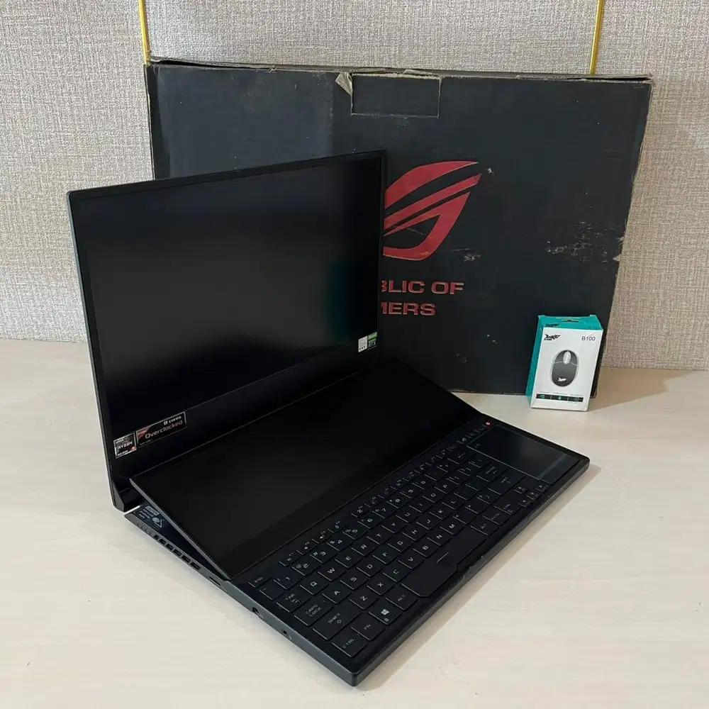 ASUS ROG ZEPHYRUS DUO 15 SE GX551Q SLIM RTX 3060 RAM 16GB