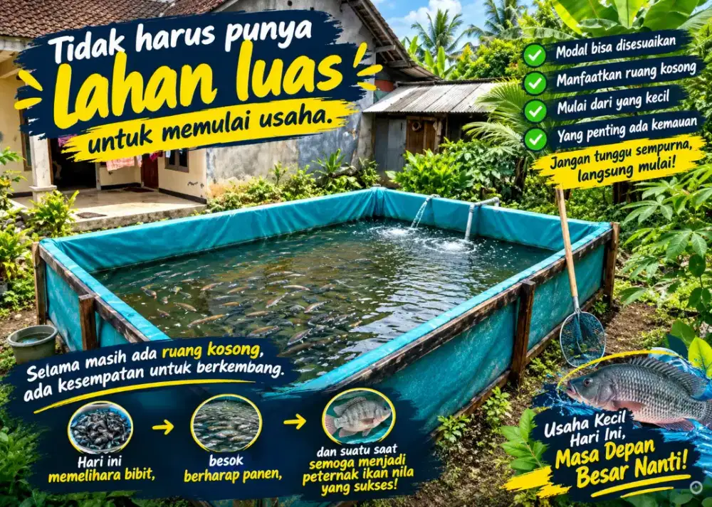 Bibit ikan nila gesit