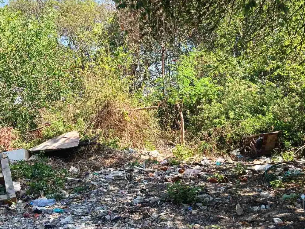dijual tanah siap bangun urukan padat penduduknya lokasi tambak Oso waru Sidoarjo