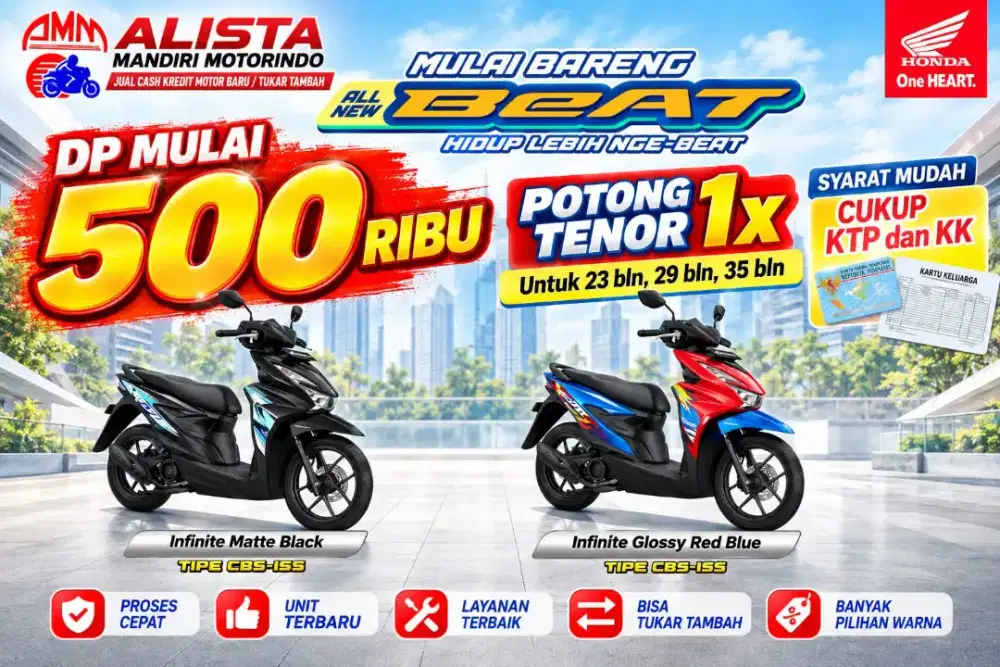 DP 500 ANGS 973 x 34 NEW BEAT SPORTY CBS ISS 2026 CASH / KREDIT ALISTA