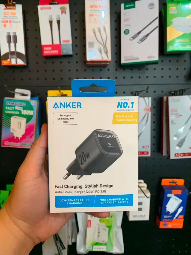 Adaptor Anker 20 Wat fast charging Baru original