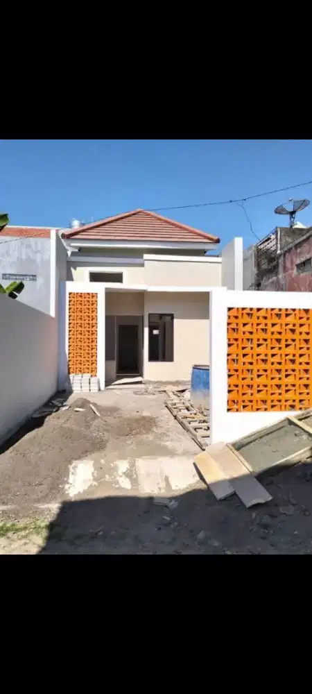 JUAL RUMAH BARU PERUM TROPODO INDAH WARU ONPROGRESS SELANGKAH SURABAYA