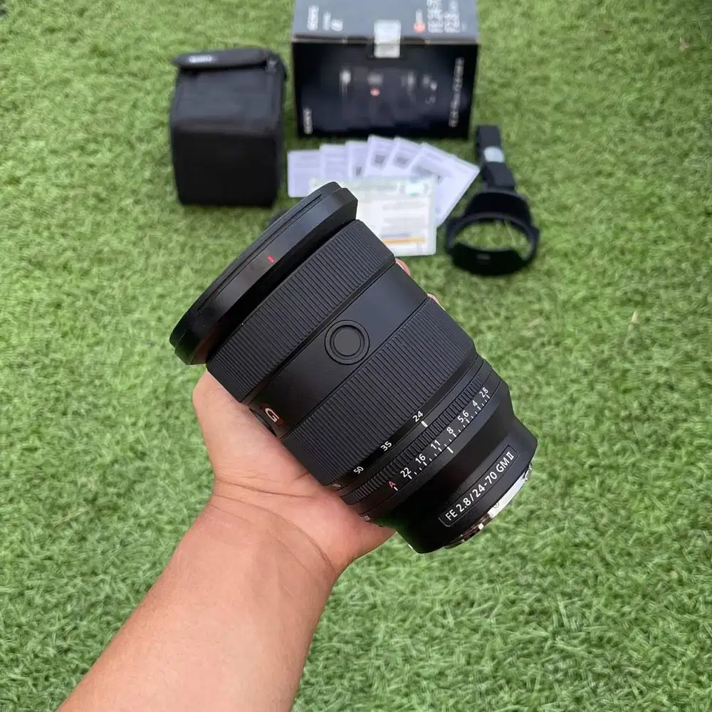 Lensa Sony FE 24-70mm f2.8 GM II Fullset Like New
