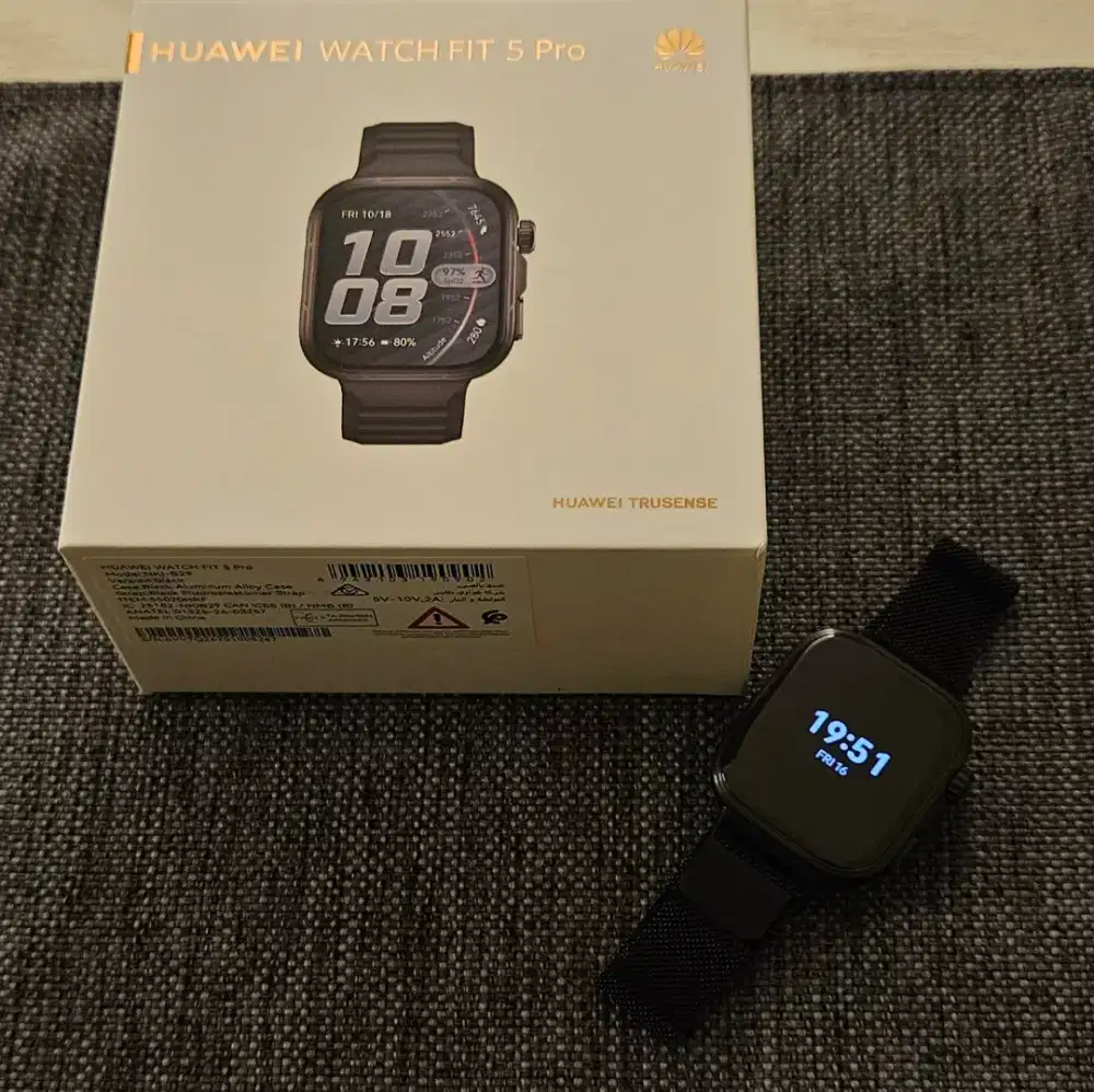 Huawei Watch Fit 5 Pro Black