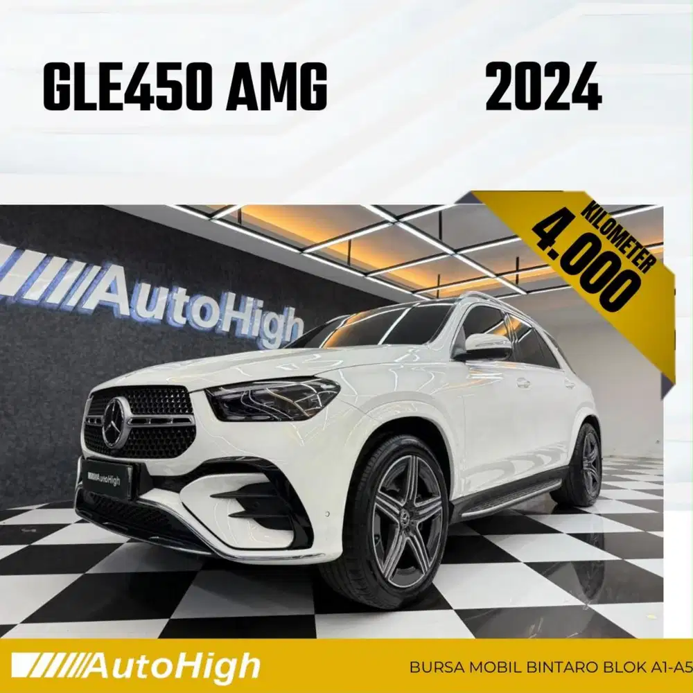 DP10% [Km4.000] GLE450 AMG 2024 White / GLE 450 Reg 2023 #AUTOHIGH