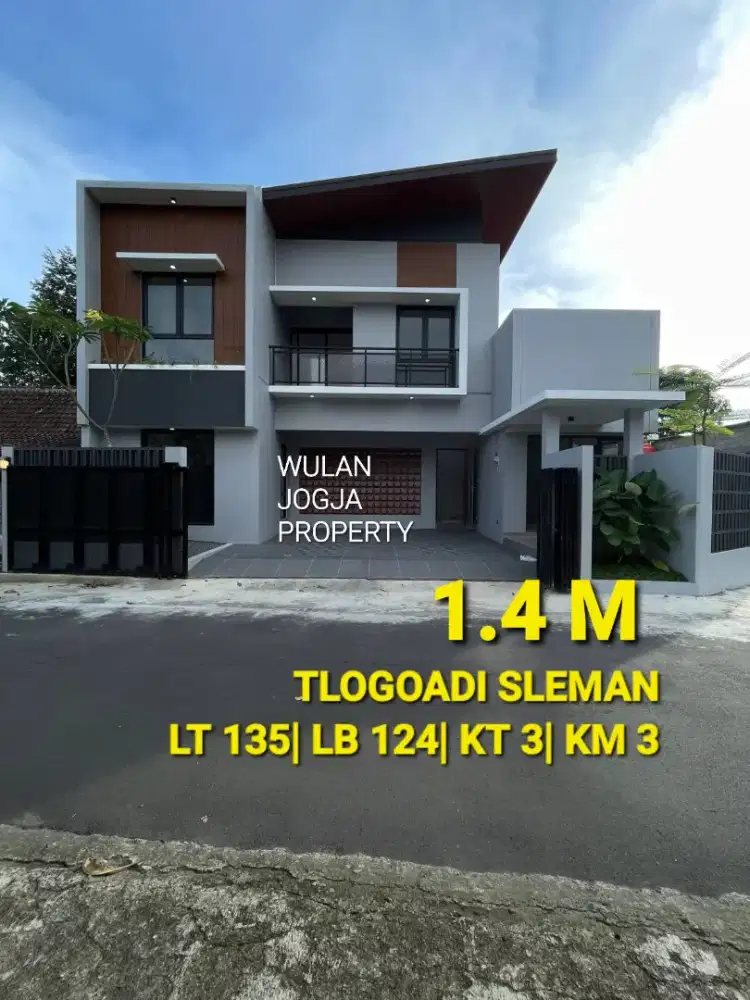 Dijual Rumah Baru Posisi Hook Di Tlogoadi Sleman Yogyakarta