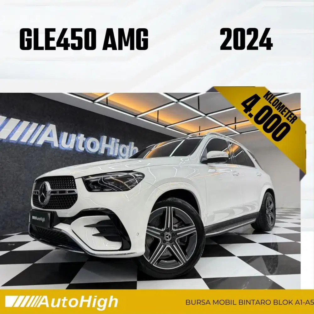 DP10% [Km4.000] GLE450 AMG 2024 White / GLE 450 Reg 2023 #AUTOHIGH