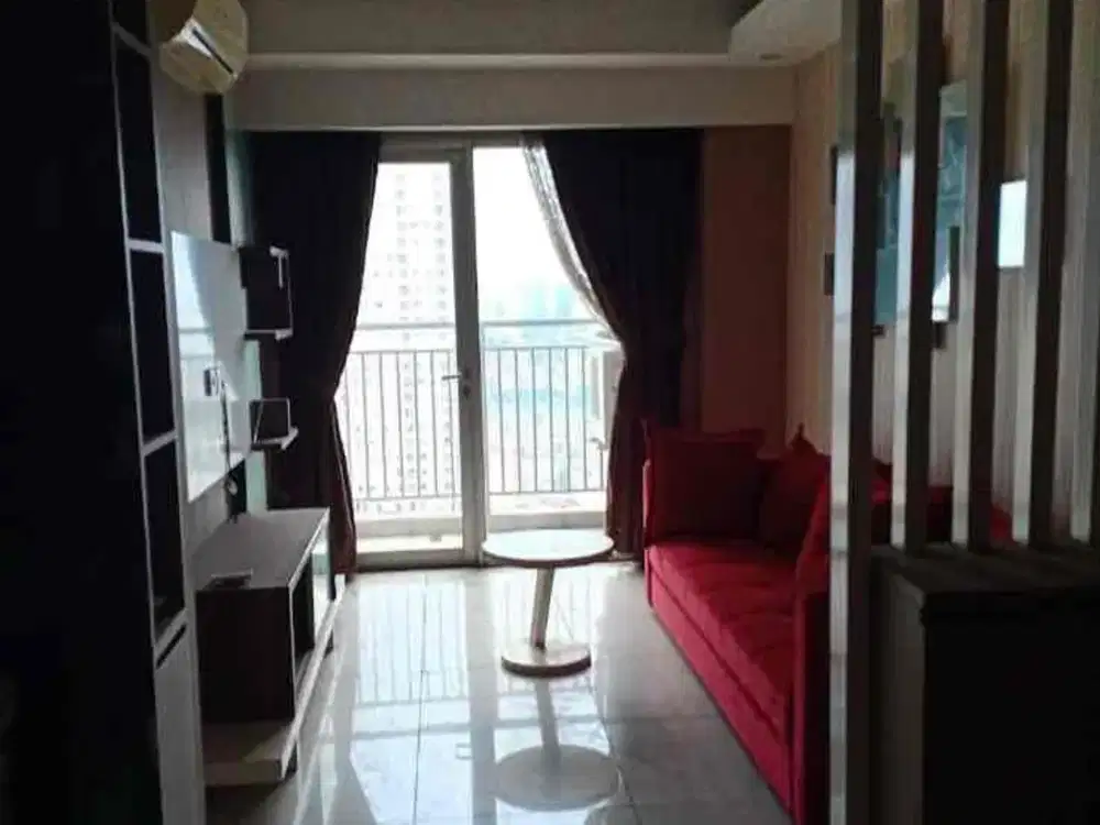 Dijual cepat apartemen cosmo mansion full furnish di thamrin city jakarta pusat