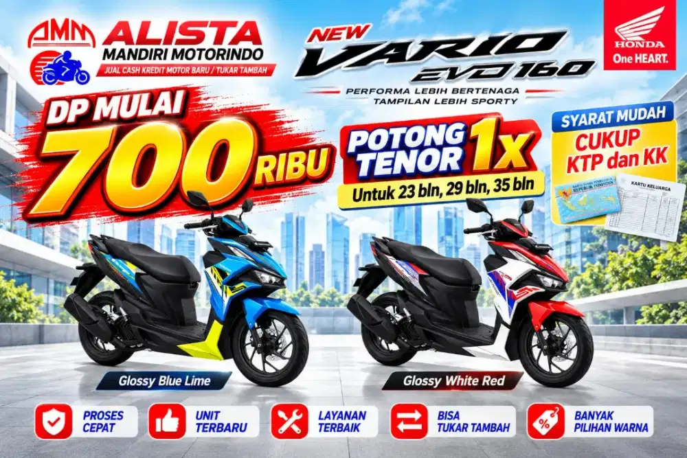DP 700 ANGS 1.333 X 34 BLN VARIO 160 EVO CBS 2026 CASH / KREDIT ALISTA