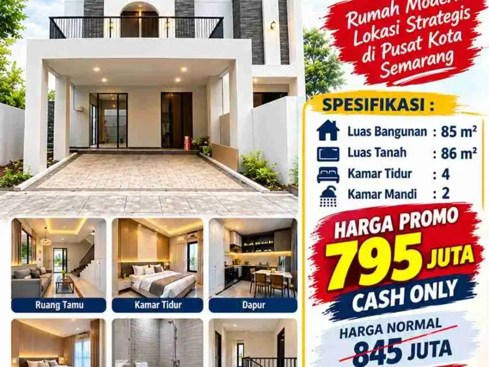 rumah 2 lantai pedurungan