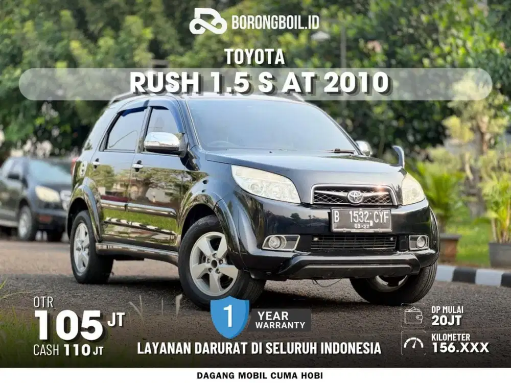 NEGO SAMPAI DEAL! RUSH 1.5 S AT 2010 HITAM