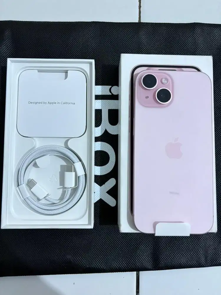 Iphone 15 ibox new gajadi pake buka segel doang 128gb