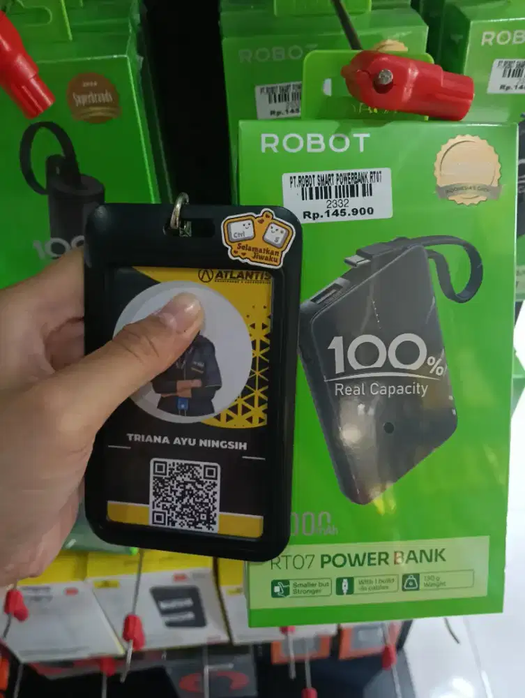 PT ROBOT SMART POWERBANK RT07 | ATLANTIS DAHSYAT