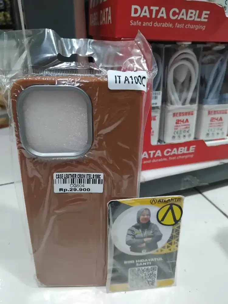 CASE LEATHER CROM ITEL A100C | ATLANTIS DAHSYAT
